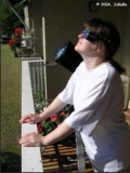 Venustransit am 08.06.2004: Der Venustransit konnte auch mit blo�em Auge beobachtet werden.